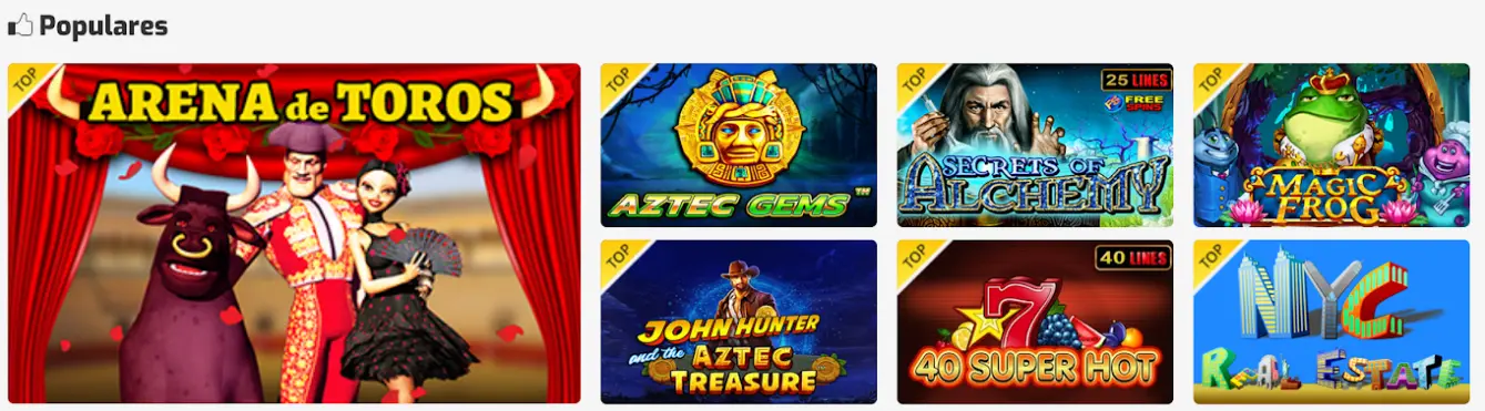 Juegos en Zamba Casino online Zamba