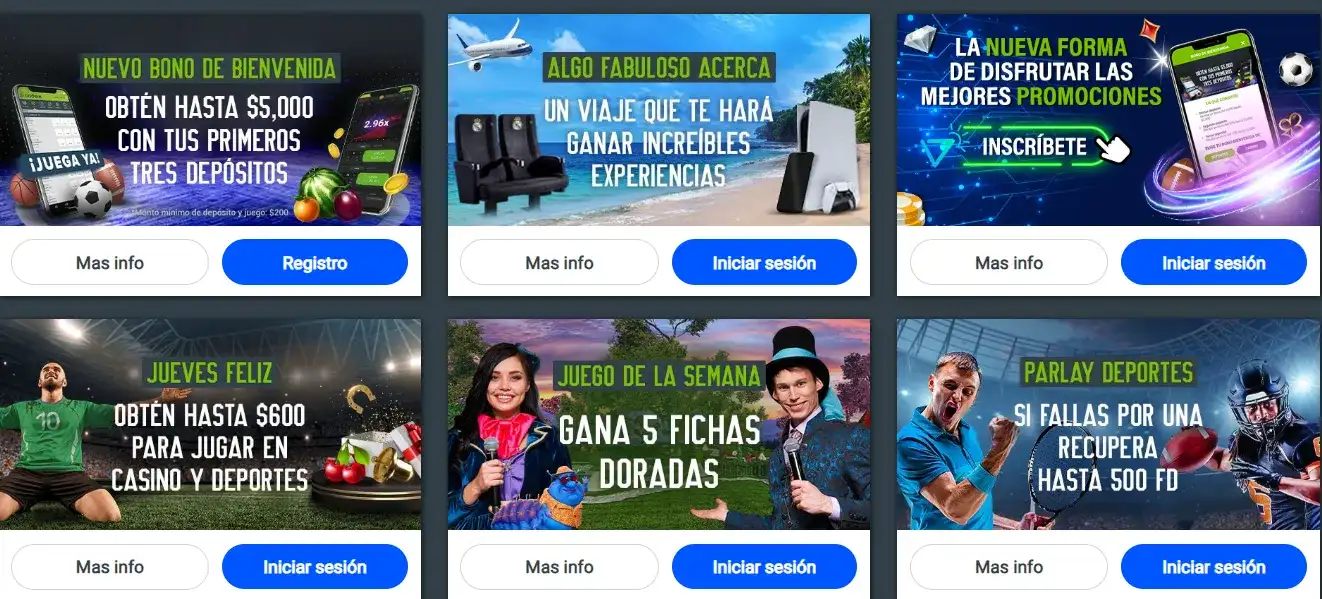 Aprovecha todas las ofertas disponibles promociones casino