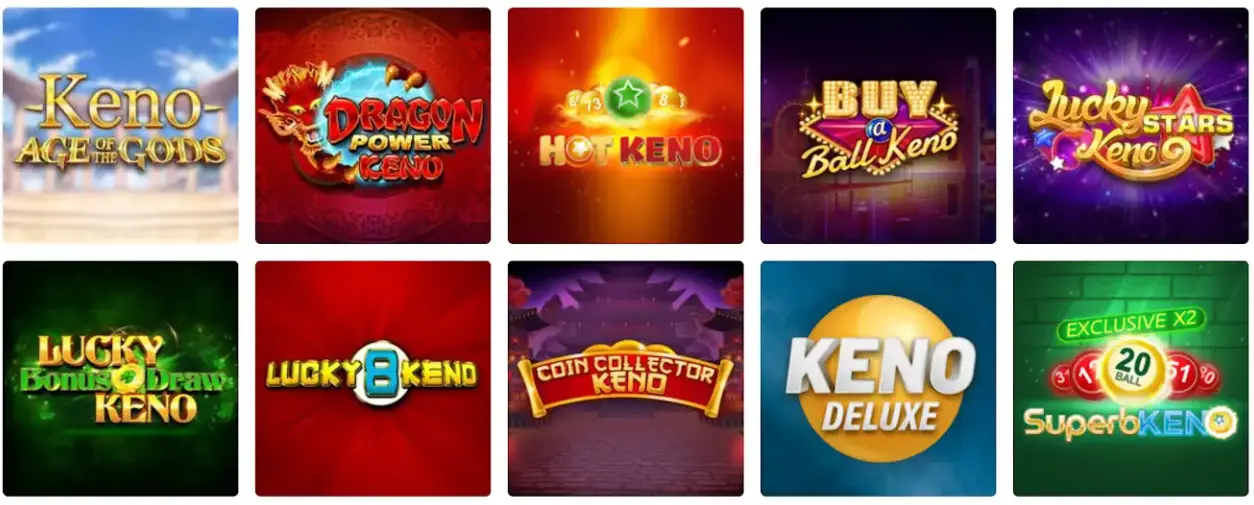 Juegos de keno en PlayUZU Colombia Keno PlayUZU Colombia