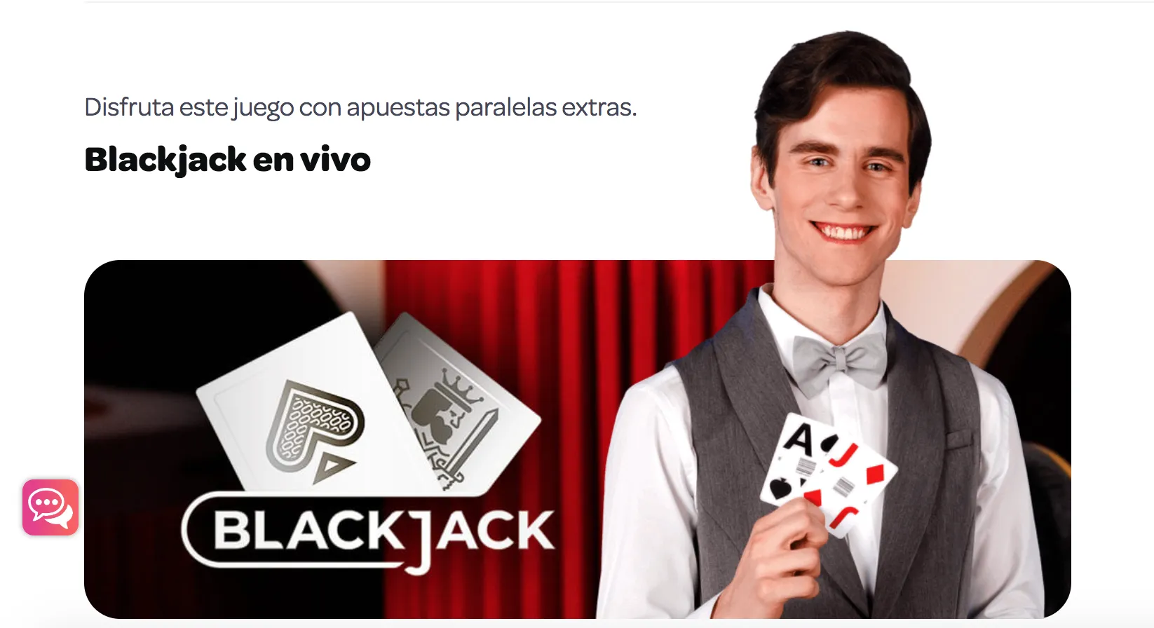 Blackjack en vivo en Spin Casino Blackjack en vivo