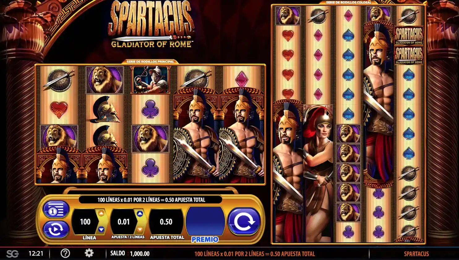 El slot Spartacus Spartacus slot