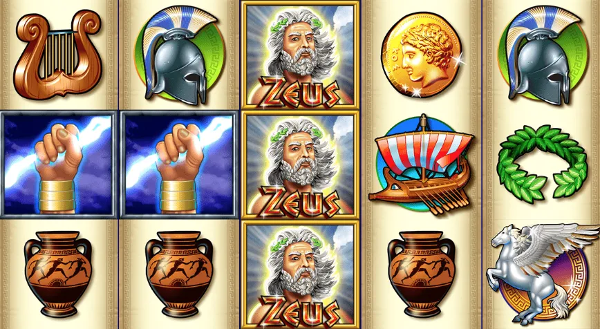 Símbolos especiales del slot Zeus Zeus slot símbolos